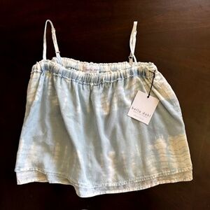 Bella Dahl Ruffle Top Tied Cami, S